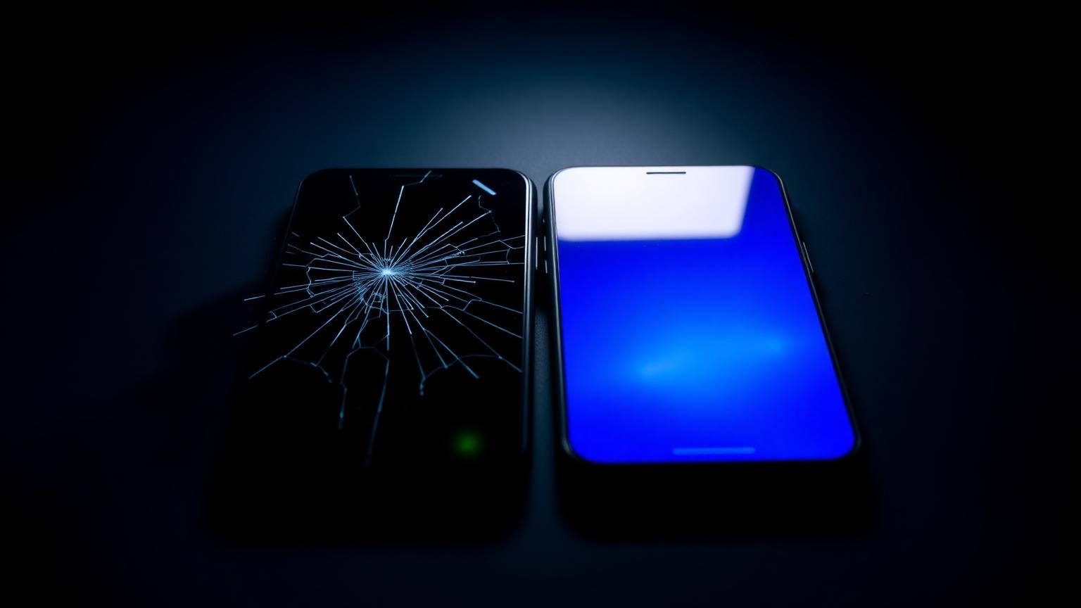 Cracked Screen → Like New